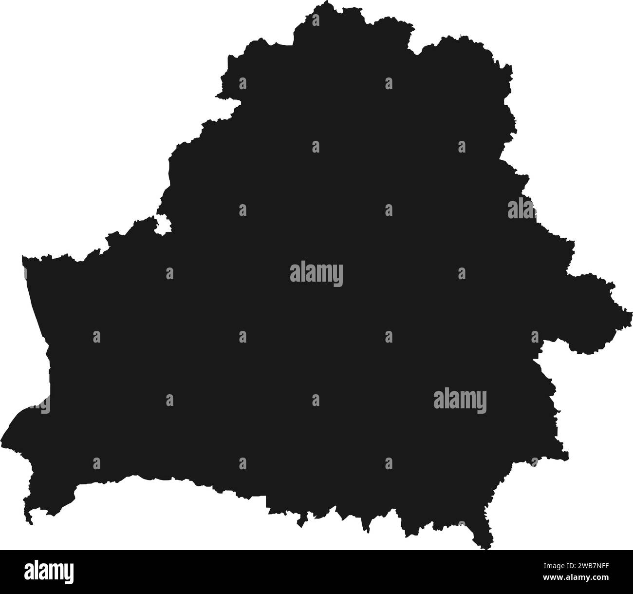 Conception d'illustration vectorielle d'icône de carte de Biélorussie Illustration de Vecteur