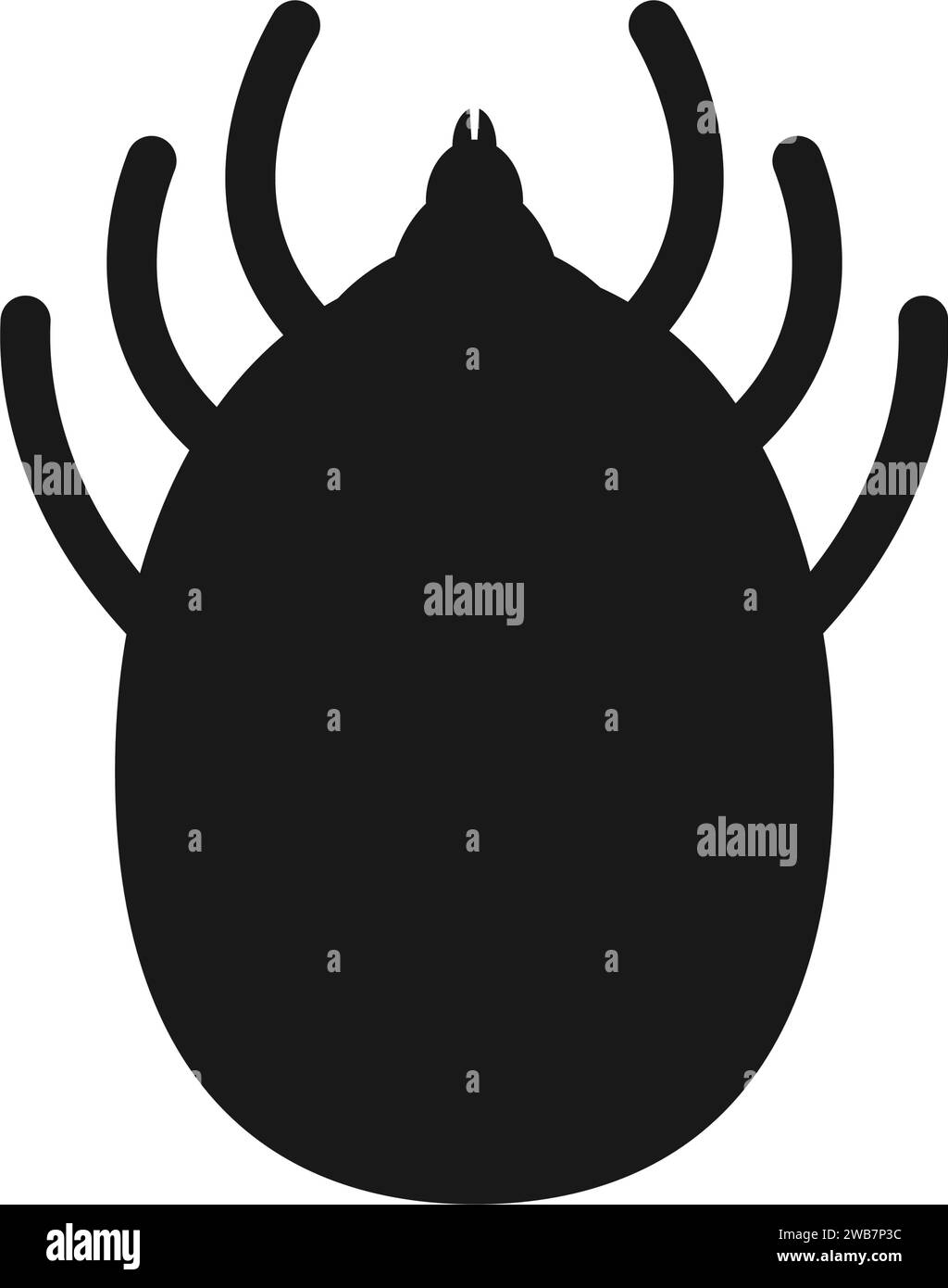 conception d'illustration vectorielle d'icône de puce de chien Illustration de Vecteur