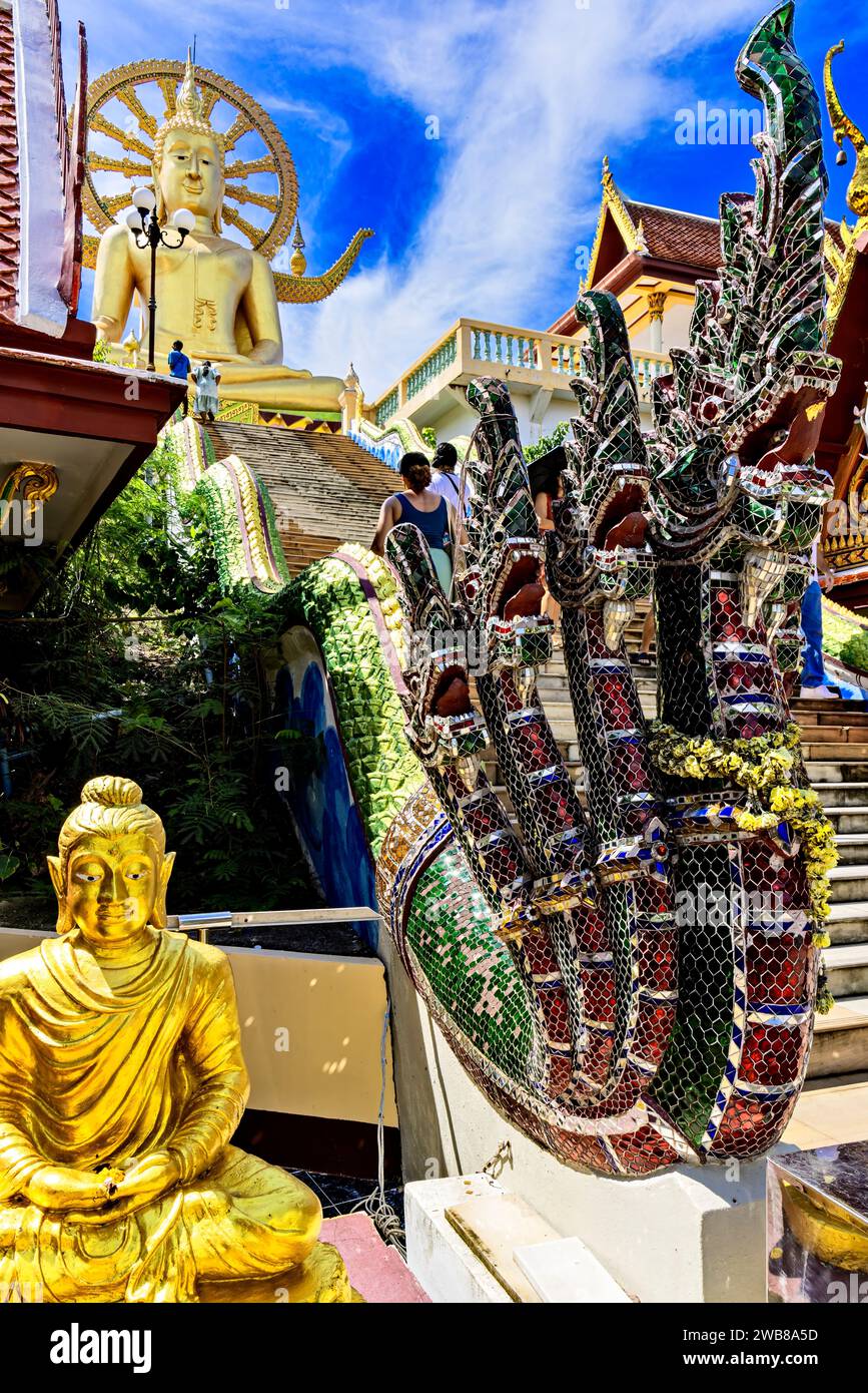 Statue de grand Bouddha, Bo Phut, Ko Samui, Thaïlande Banque D'Images