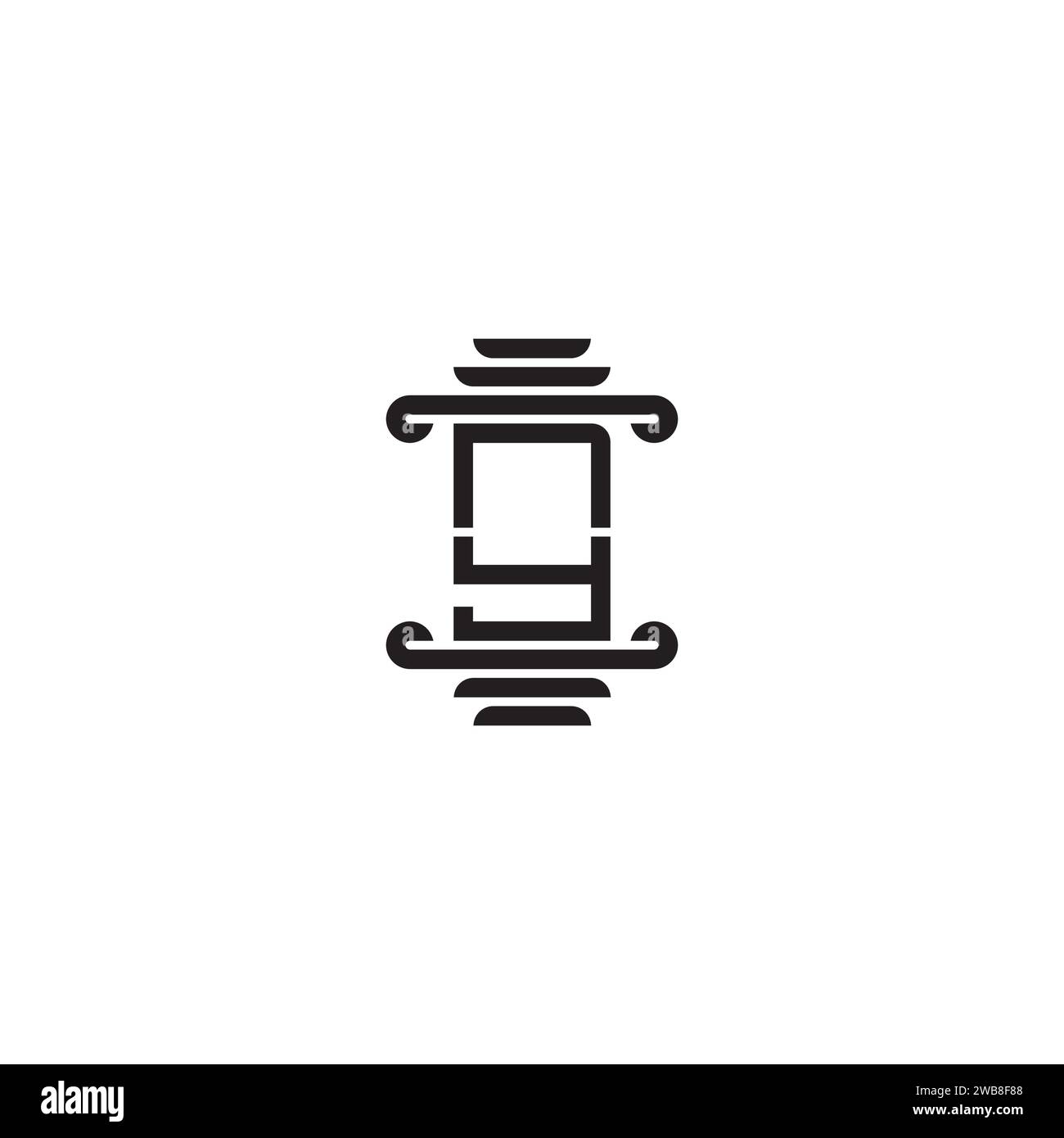 Concept de pilier NY dans un design professionnel de haute qualité qui imprimera bien sur tous les supports d'impression Illustration de Vecteur