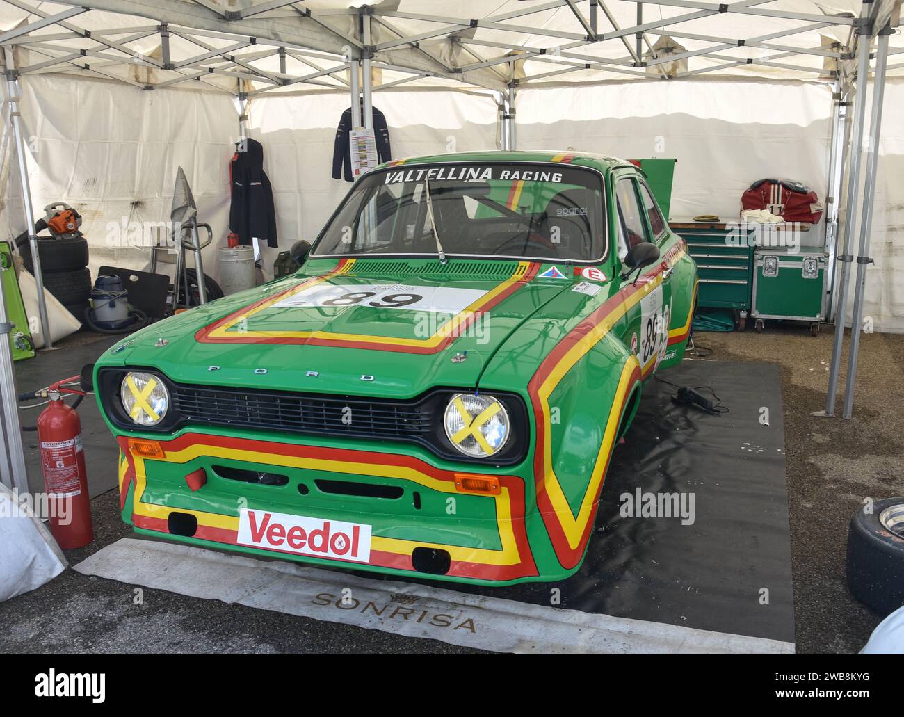 Ford Capri RS 1600- Mugello Peter Auto 2023 Banque D'Images
