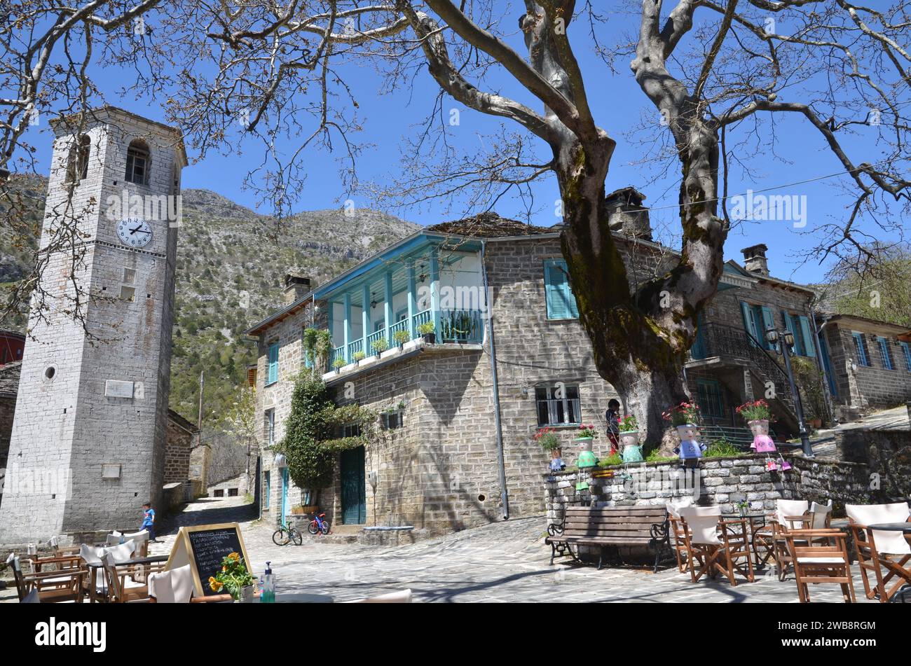 Grèce, nord-ouest, région d'Epire, monument Ioannina_Kalpaki, Zagoria vilagges, Kipoi et Tsepelovo Banque D'Images