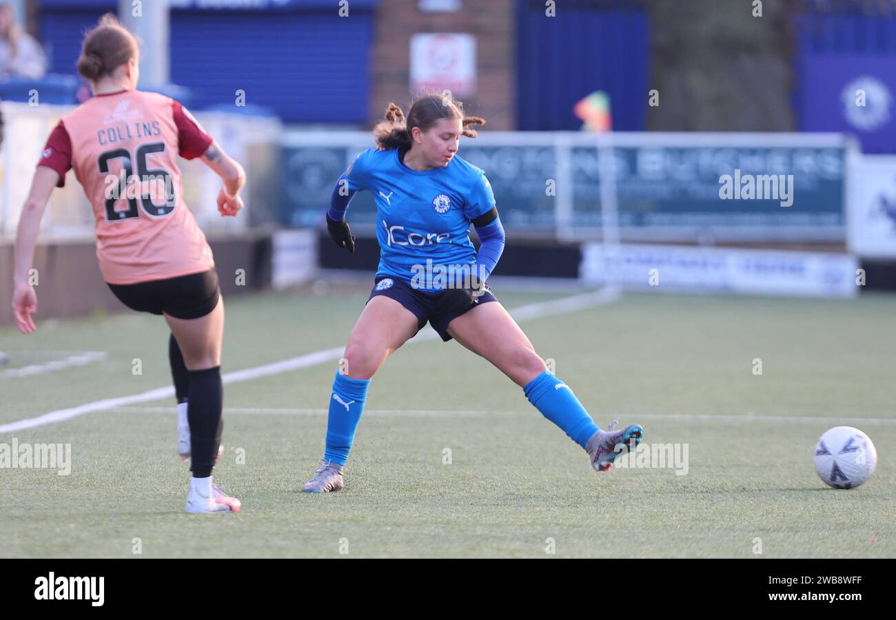 Soraya Walsh de Billericay Town Women lors du match de Ligue nationale féminine de FA - Southern Premier Division entre Billericay Town Women contre po Banque D'Images