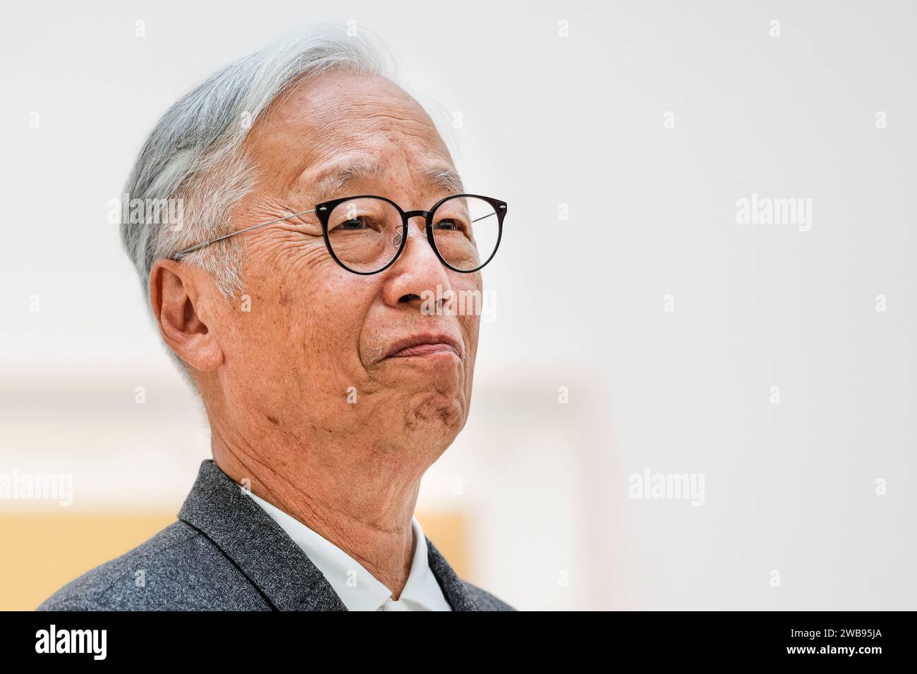 Hiroshi Sugimoto, photographe et artiste, exposition "Time machine", Hayward Gallery, Londres, ROYAUME-UNI Banque D'Images