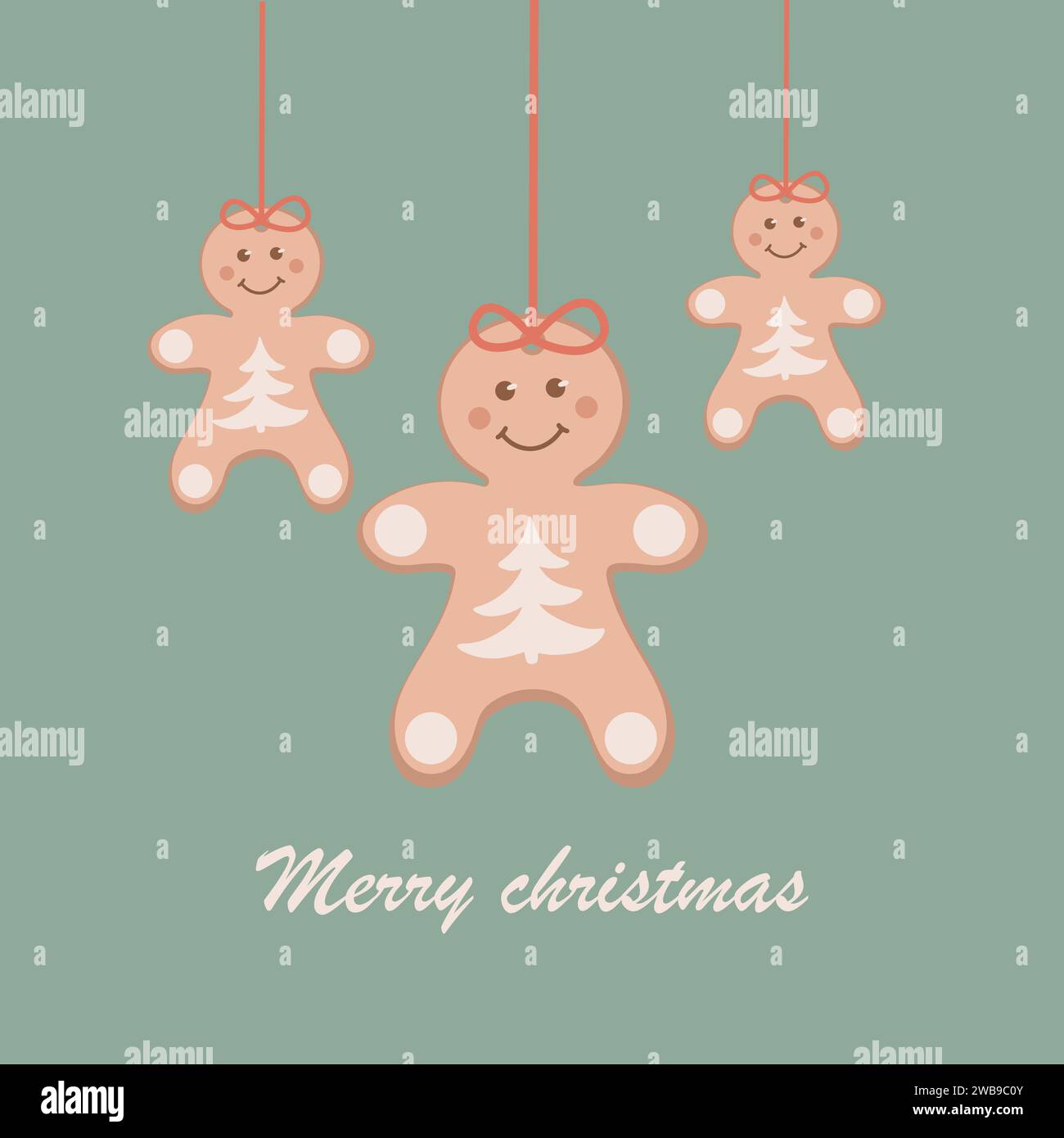 Cartes de vœux pour le nouvel an et Noël. Cartes de vœux Illustration de Vecteur