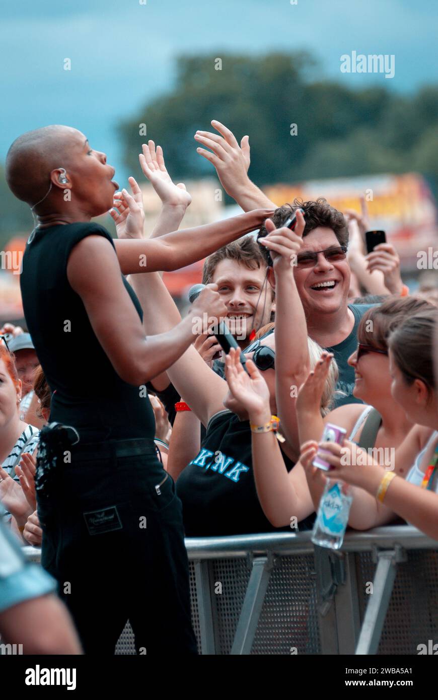 Skunk Anansie, V2010, Hylands Park, Chelmsford, Essex, Royaume-Uni - 22 août 2010 Banque D'Images