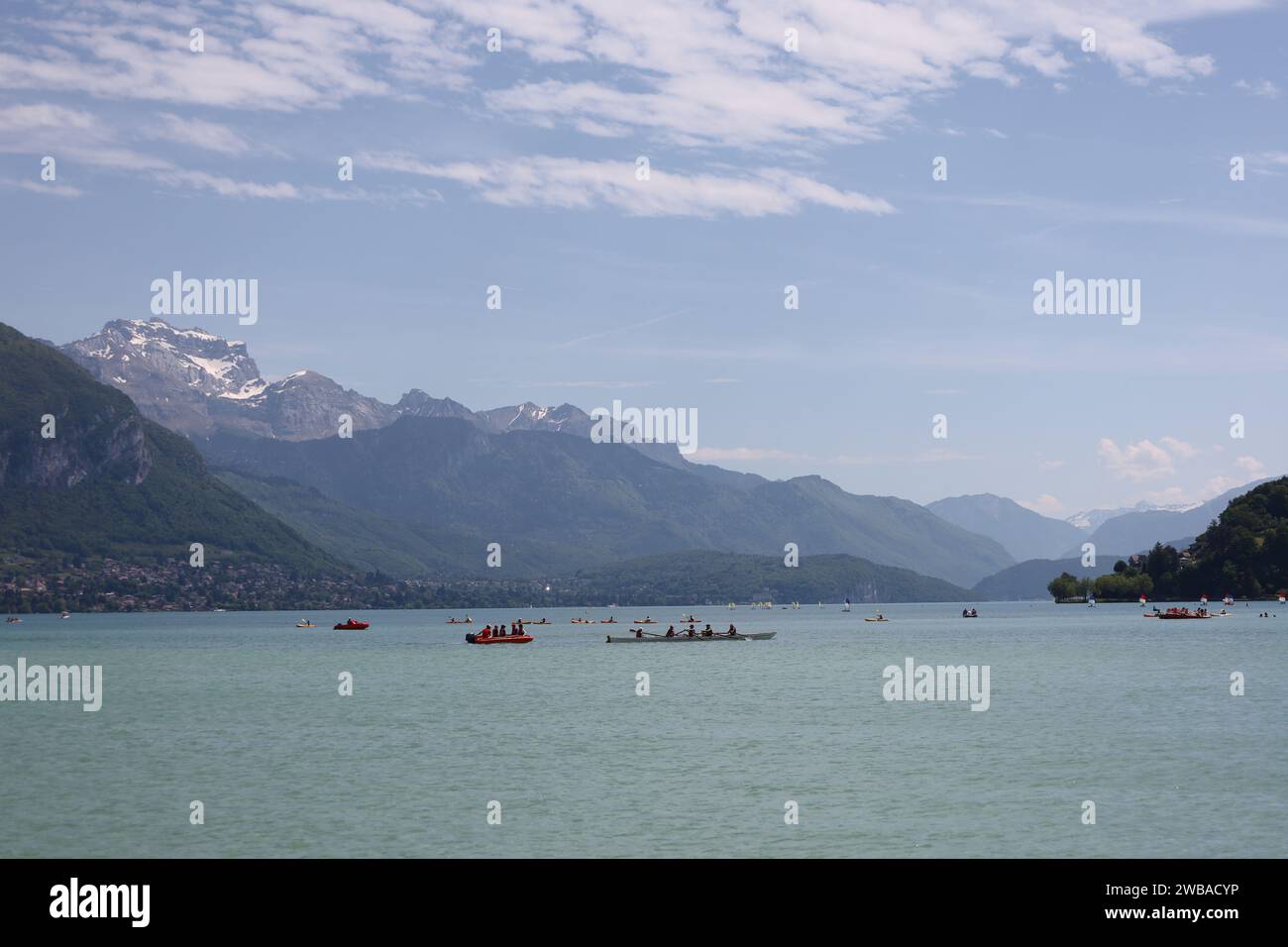 Annecy est la préfecture et la plus grande ville du département de la haute-Savoie Banque D'Images