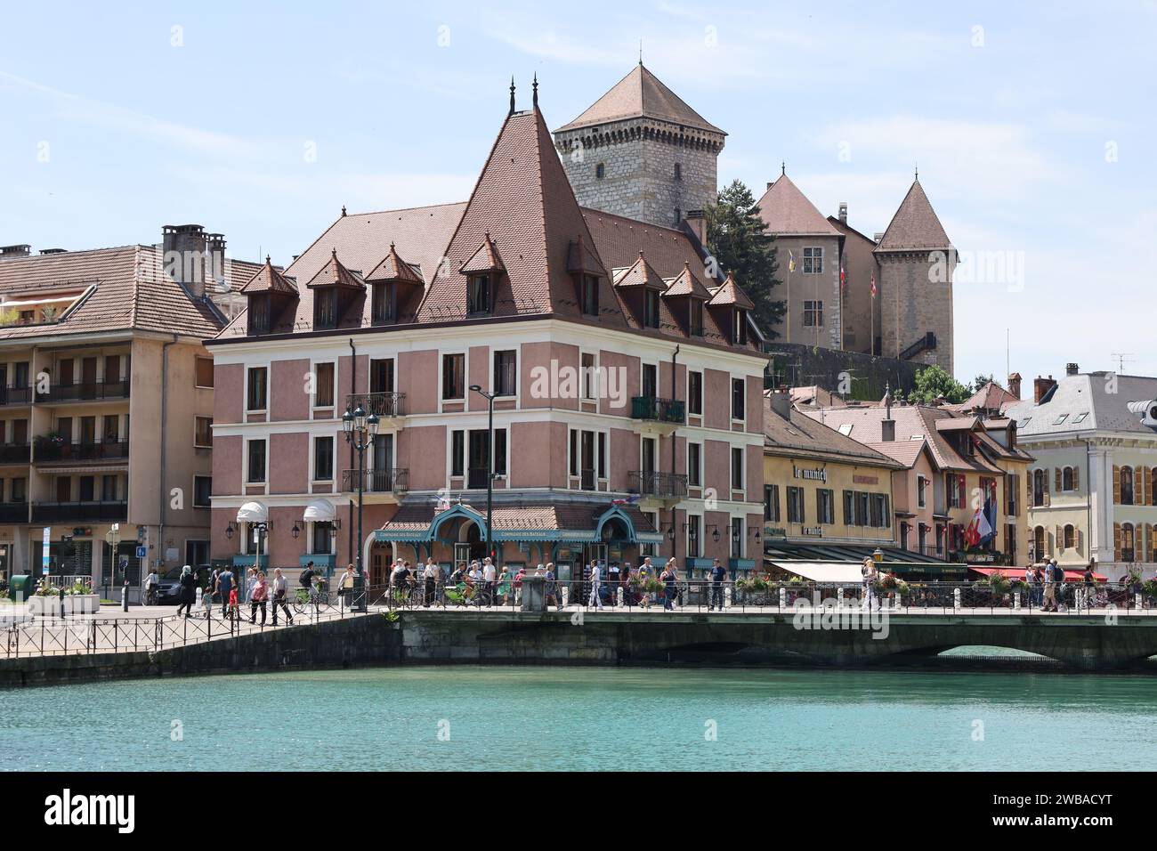 Annecy est la préfecture et la plus grande ville du département de la haute-Savoie Banque D'Images