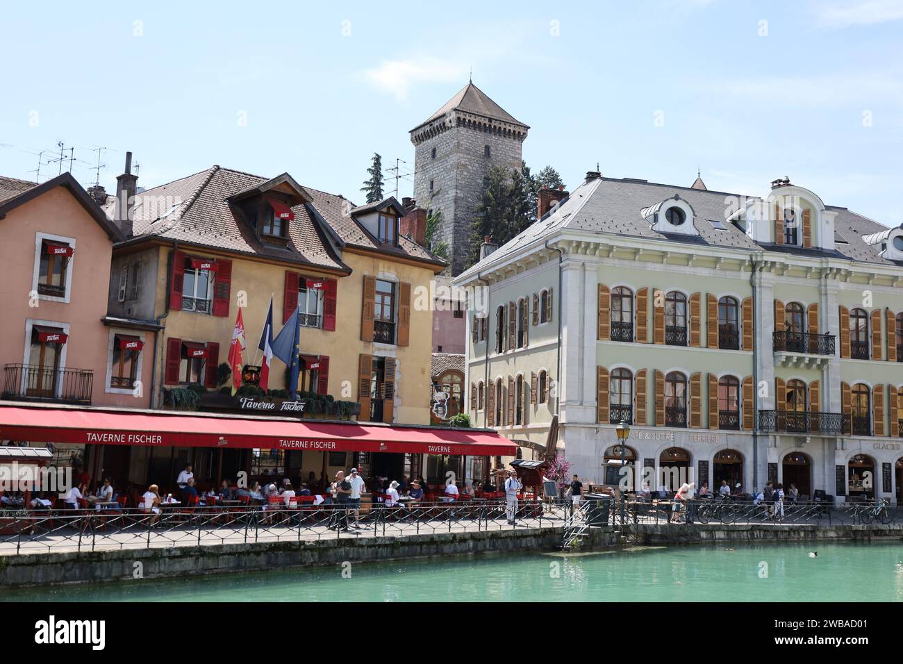 Annecy est la préfecture et la plus grande ville du département de la haute-Savoie Banque D'Images