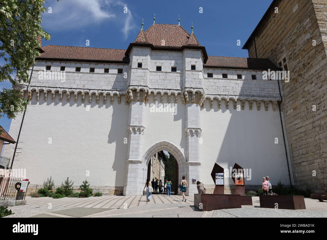Annecy est la préfecture et la plus grande ville du département de la haute-Savoie Banque D'Images