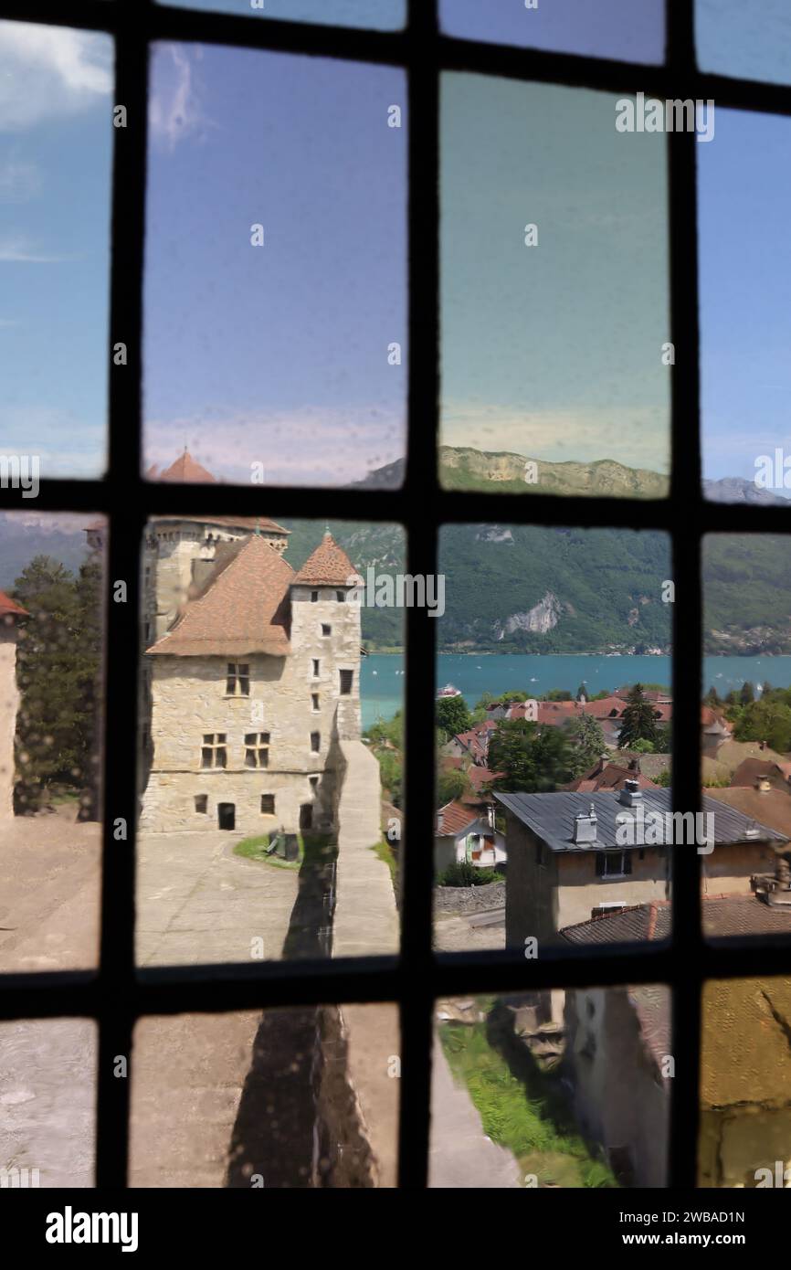 Annecy est la préfecture et la plus grande ville du département de la haute-Savoie Banque D'Images