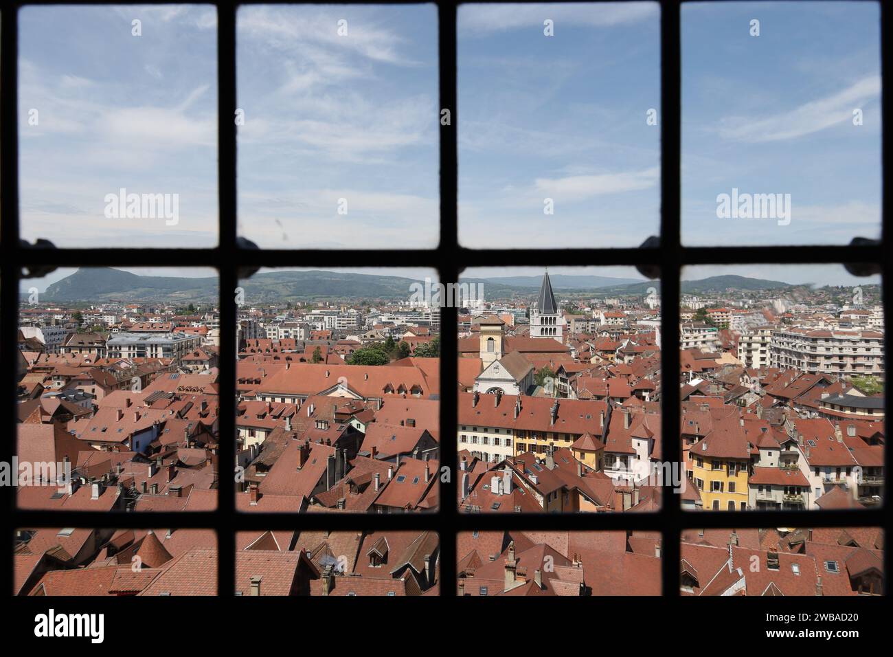 Annecy est la préfecture et la plus grande ville du département de la haute-Savoie Banque D'Images