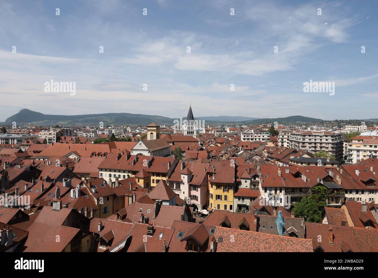 Annecy est la préfecture et la plus grande ville du département de la haute-Savoie Banque D'Images
