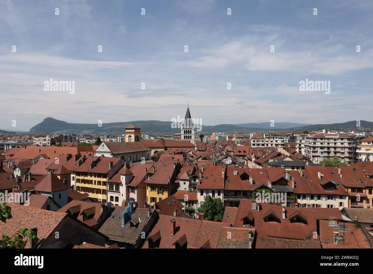 Annecy est la préfecture et la plus grande ville du département de la haute-Savoie Banque D'Images