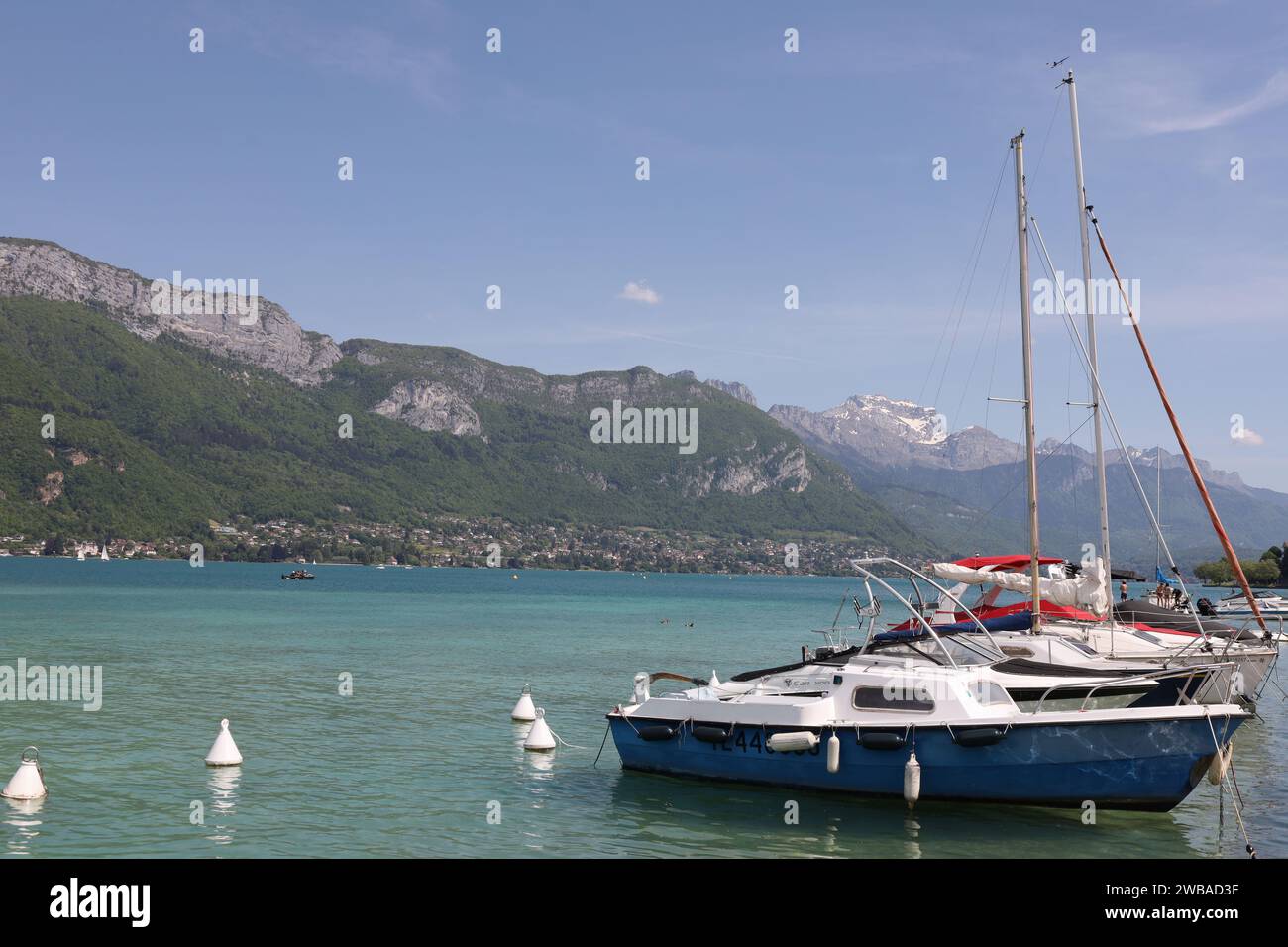 Annecy est la préfecture et la plus grande ville du département de la haute-Savoie Banque D'Images