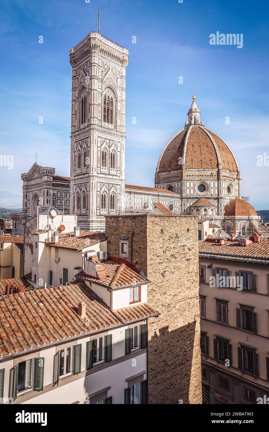 Cathédrale de Santa Maria del Fiore à Florence, Italie Banque D'Images