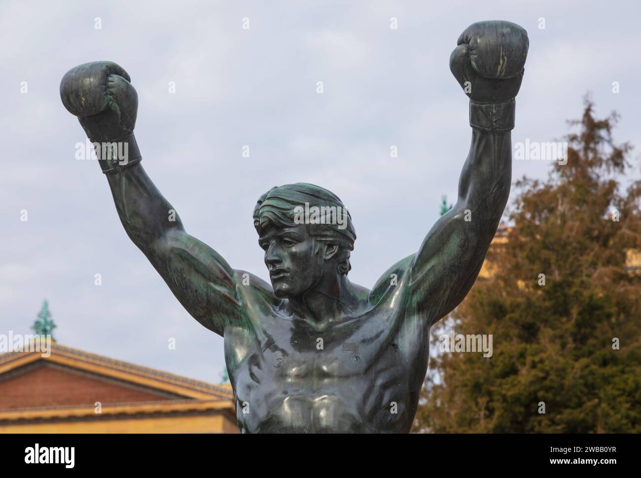 Rocky Statue Philadelphie Pennsylvanie Banque D'Images