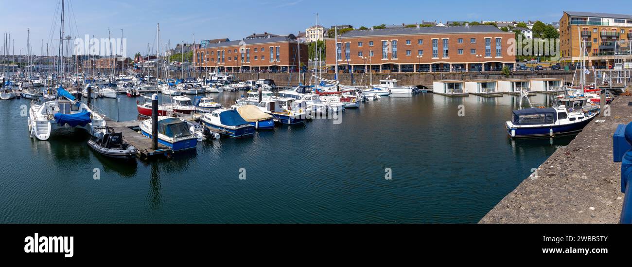 Milford Haven Marina South Wales Banque D'Images