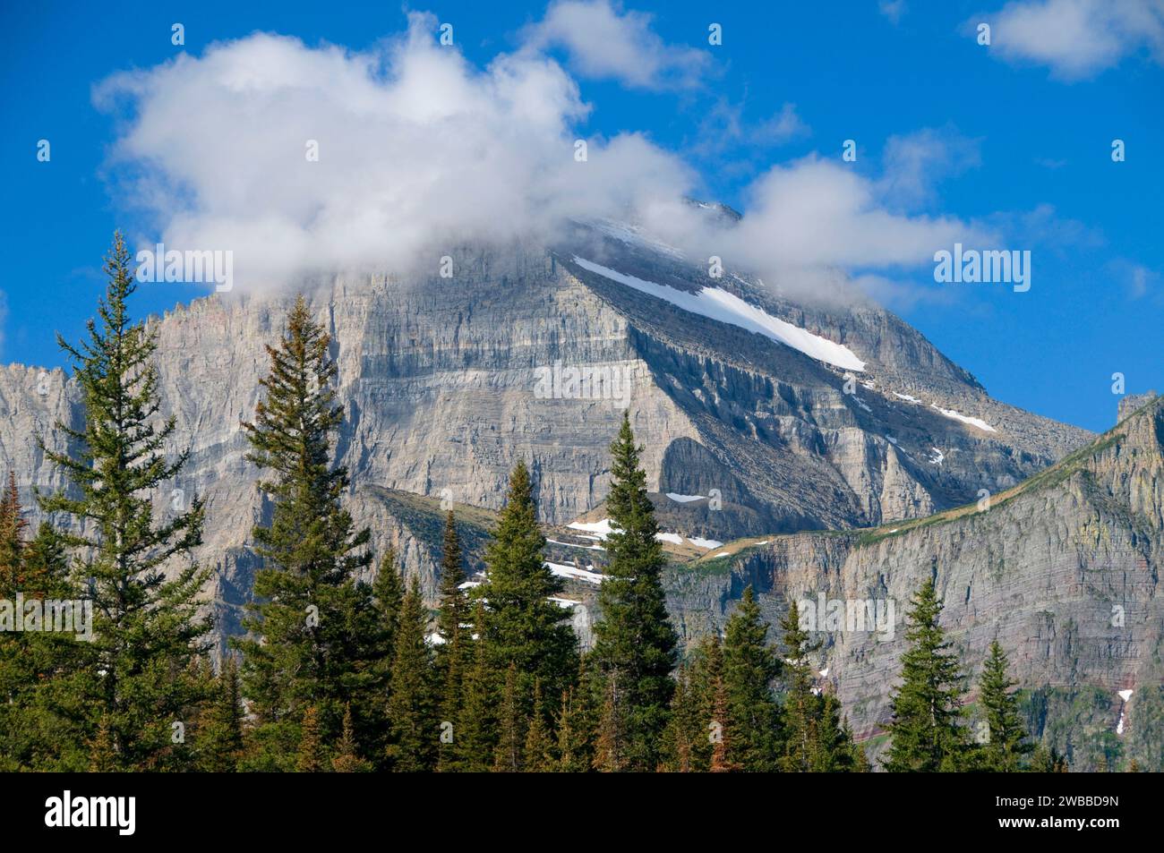 Mt Gould, Glacier National Park, Montana Banque D'Images