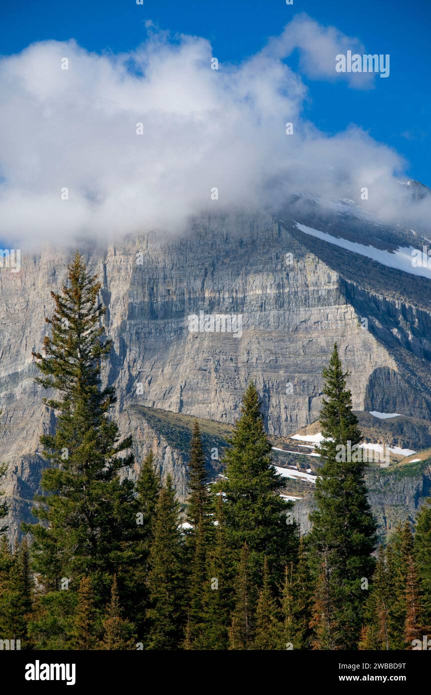 Mt Gould, Glacier National Park, Montana Banque D'Images