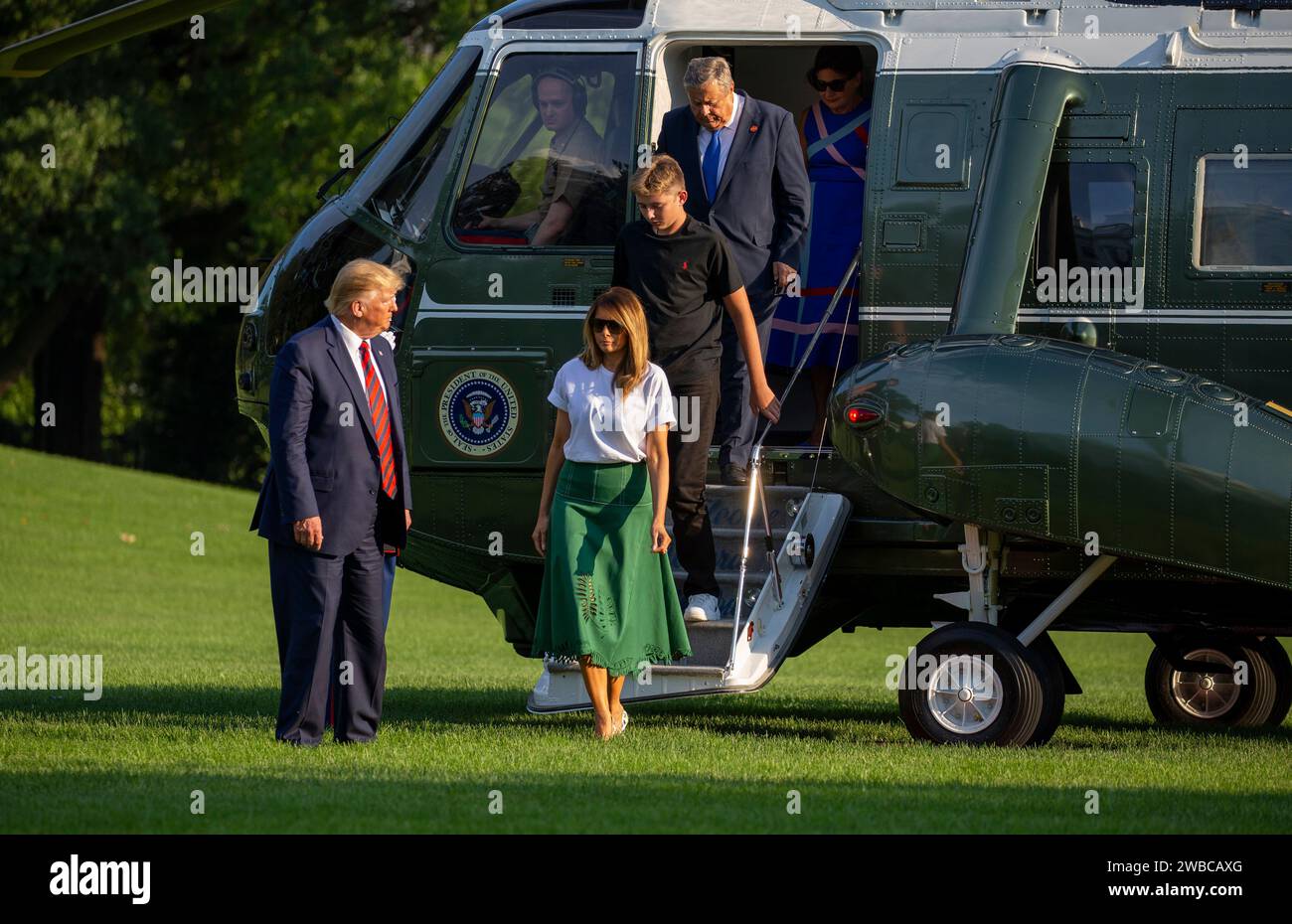 viktor-knavs-with-melania-trump-banque-de-photographies-et-d-images