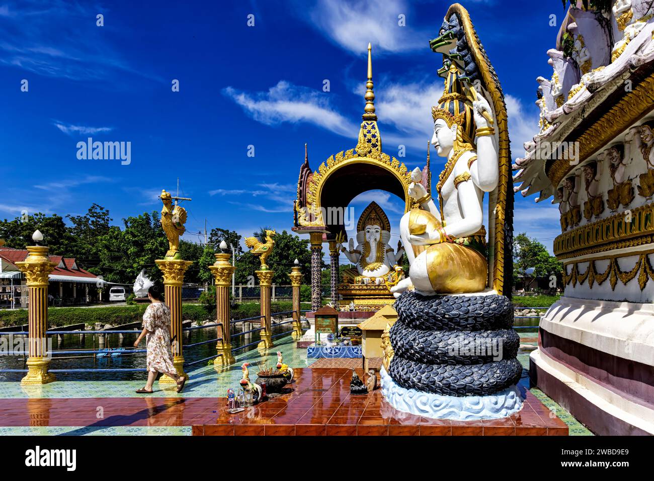 Wat Plai Laem, Bo Phut, Ko Samui, Thaïlande Banque D'Images