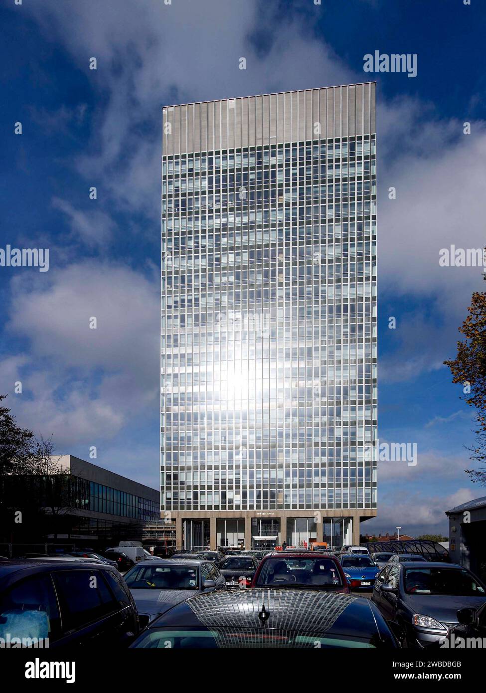 La Sheffield Arts Tower, Sheffield University, South Yorkshire UK Banque D'Images