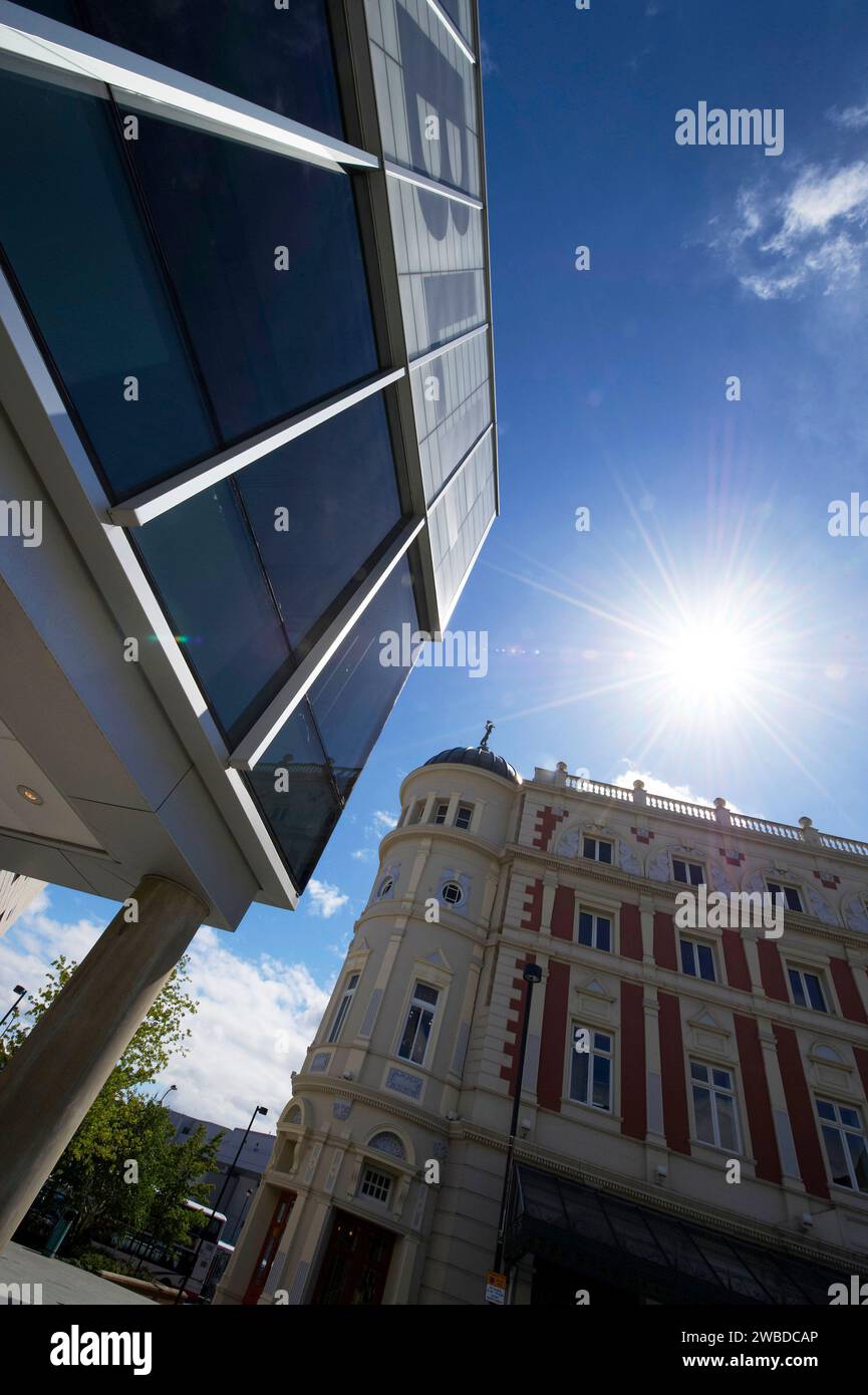 The Crucible Theatre, Sheffield, South Yorkshire, nord de l'Angleterre, Royaume-Uni Banque D'Images