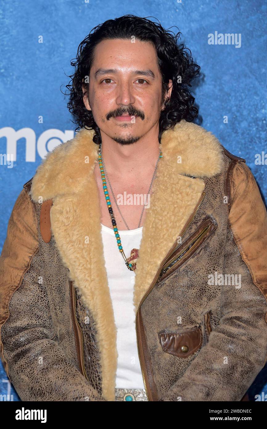 Gabriel Luna BEI der Premiere der HBO TV-Serie True Detective : Night Country im Paramount Theater. Los Angeles, 09.01.2024 *** Gabriel Luna à la première de la série télévisée HBO True Detective Night Country au Paramount Theater Los Angeles, 09 01 2024 Foto:xD.xStarbuckx/xFuturexImagex Detective 4338 Banque D'Images