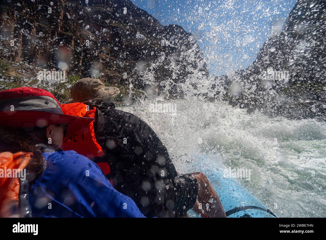Lava Falls Rapid, Grand Canyon NP, Arizona Banque D'Images