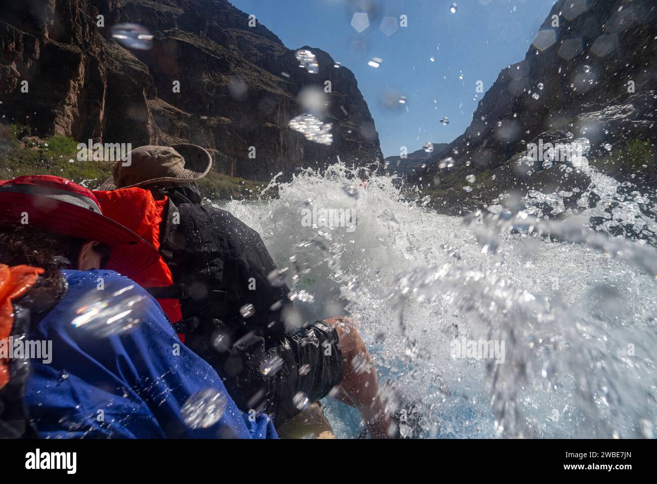 Lava Falls Rapid, Grand Canyon NP, Arizona Banque D'Images