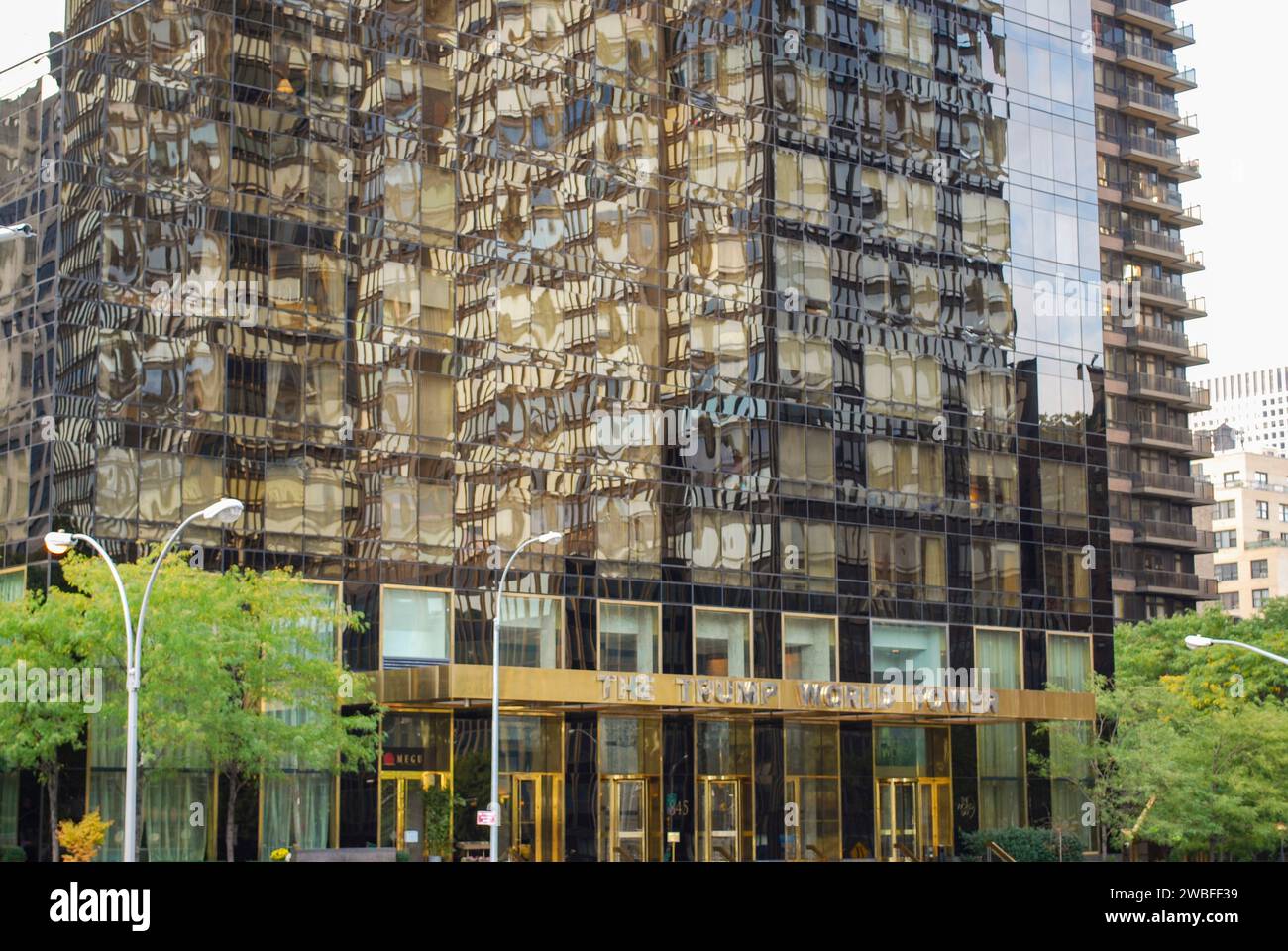 Le bâtiment Trump World Tower à New York Banque D'Images