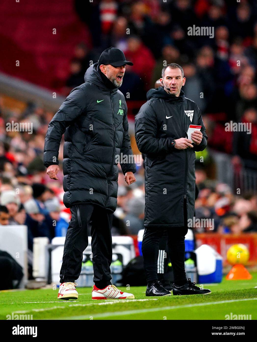 Photo Dédicacée Jurgen Klopp Liverpool Carabao Cup - 12x10 Cm Avec Preuve