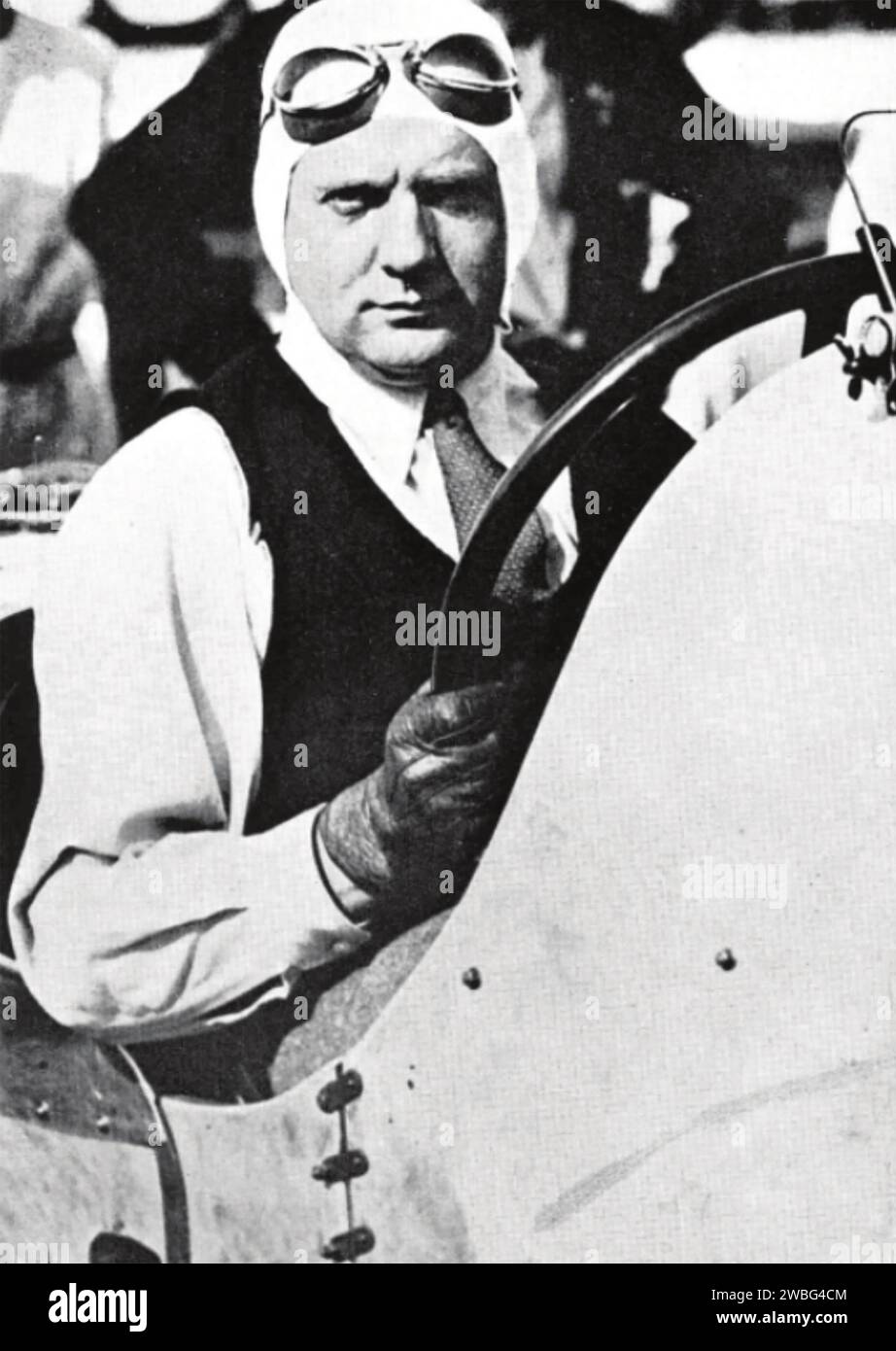 JOHN COBB (1899-1952) pilote de course anglais en 135 Banque D'Images