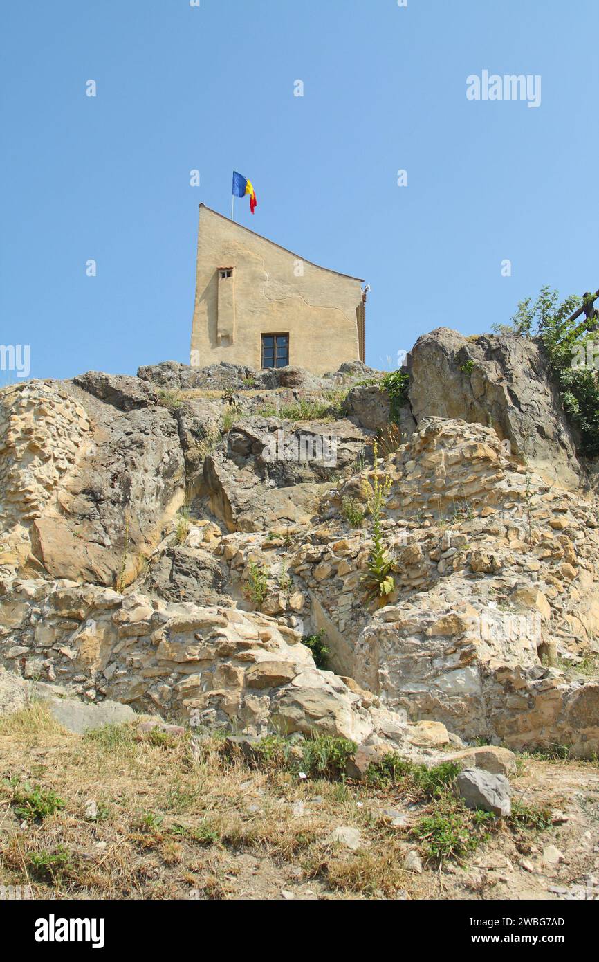 La forteresse de Rupea du 13e siècle, Rupea, une ville entre Sighisoara et Brasov, Transylvanie, Roumanie Banque D'Images