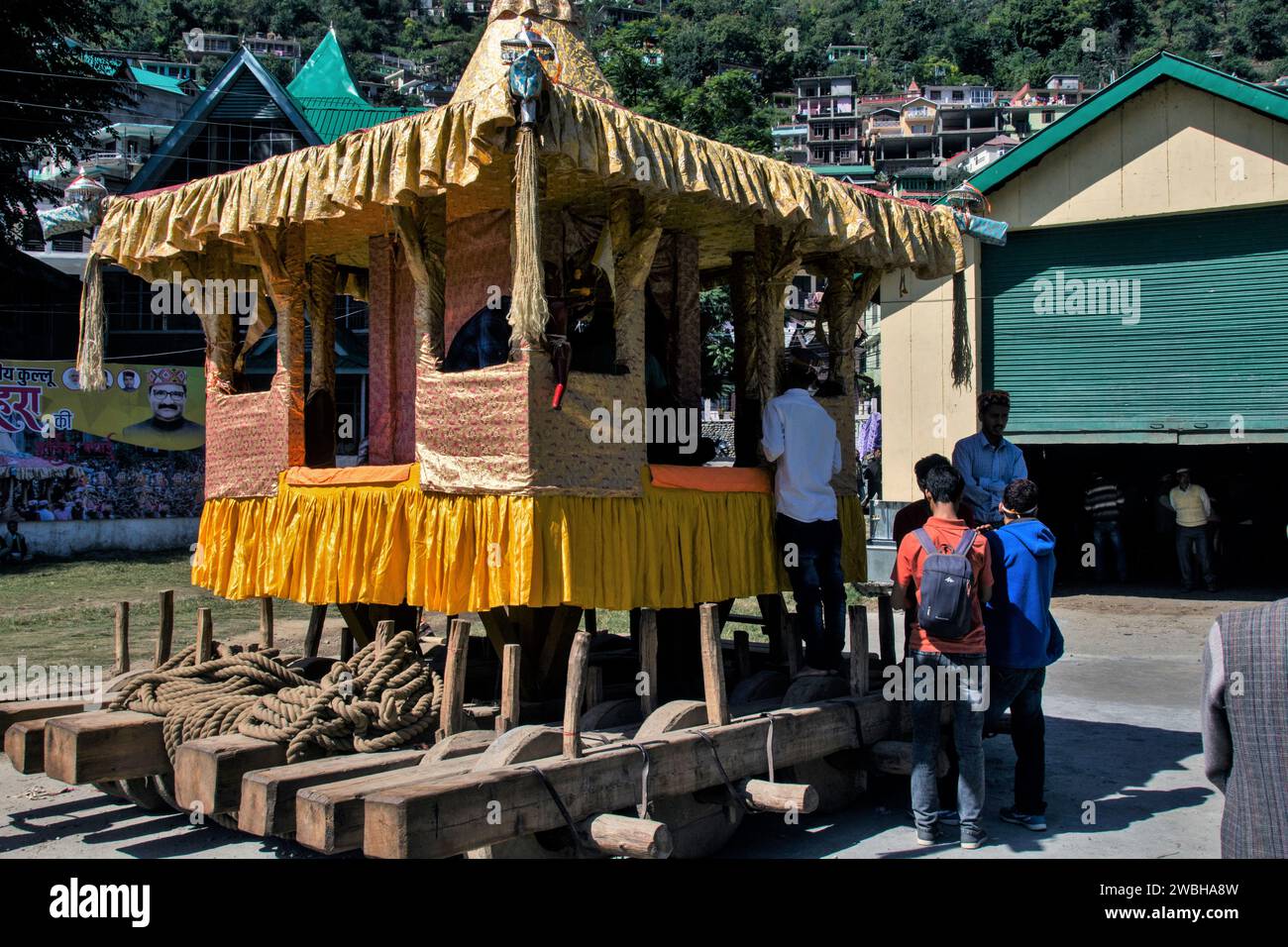 Char, Mega Festival, Dussehra Festivals, Dhalpur Ground, Kullu, Himachal Pradesh, Inde, Asie Banque D'Images