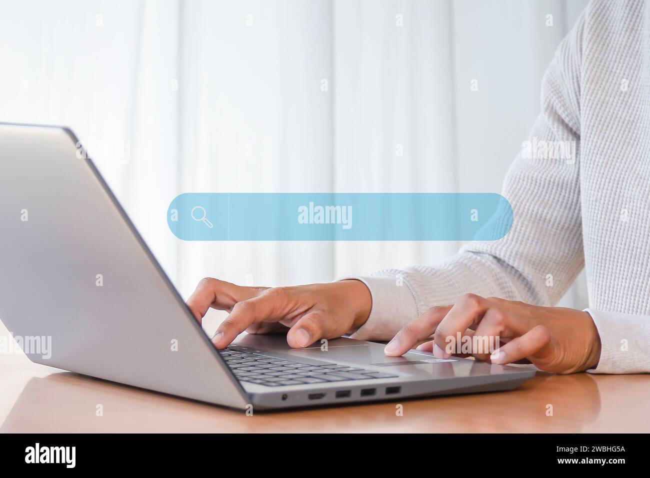 recherche internet utilisation d'Internet pour les affaires et la communication Banque D'Images