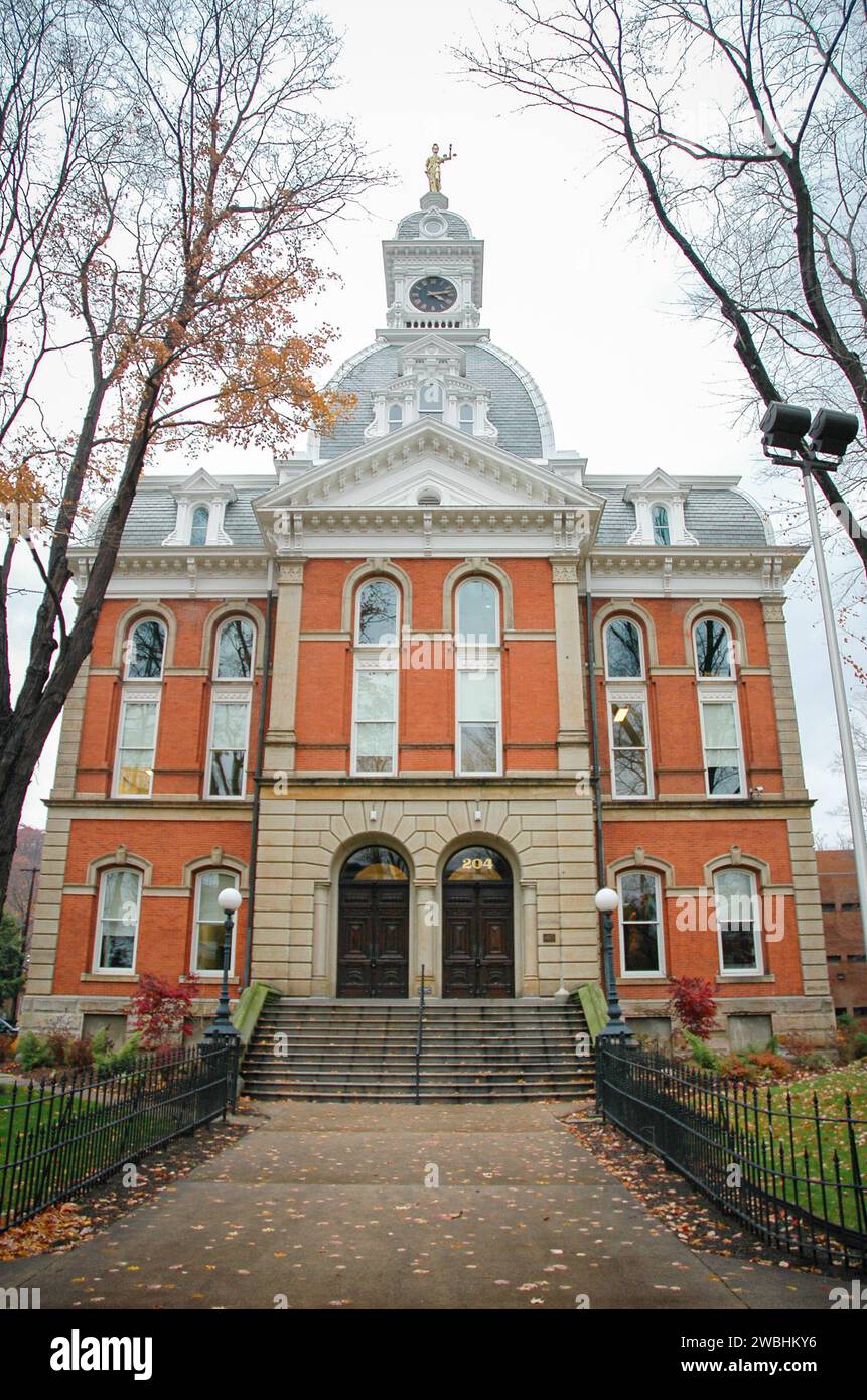 L'ancien palais de justice du comté de Warren à Warren, PA, États-Unis Banque D'Images