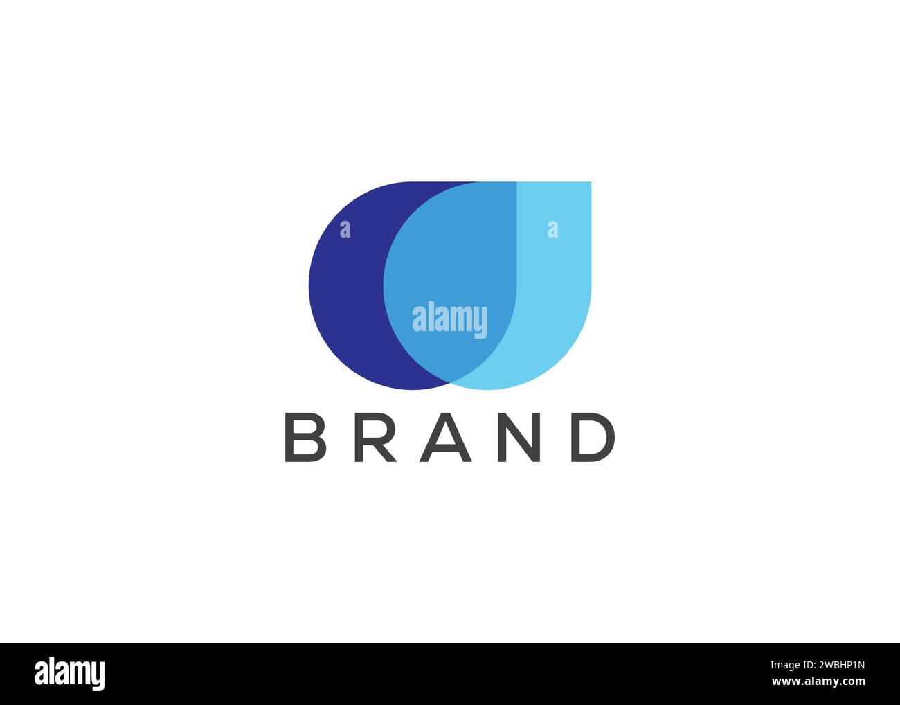 Modèle de vecteur de conception de logo abstrait Illustration de Vecteur