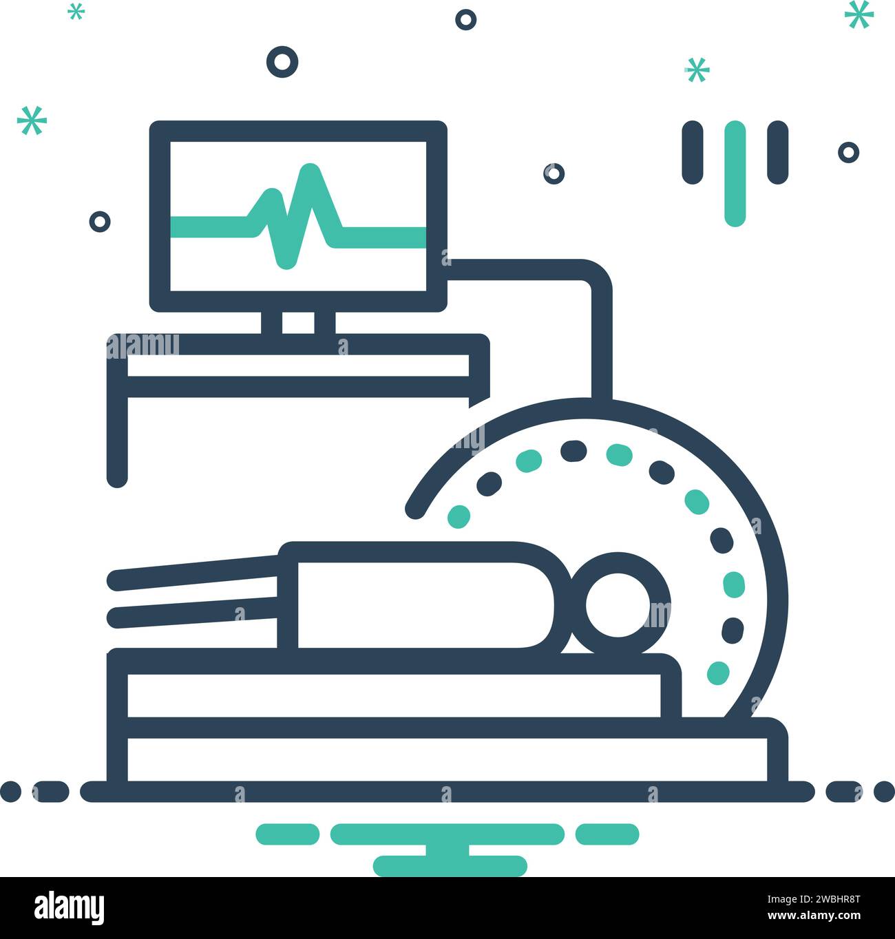 Icône pour ct, acquisition Illustration de Vecteur