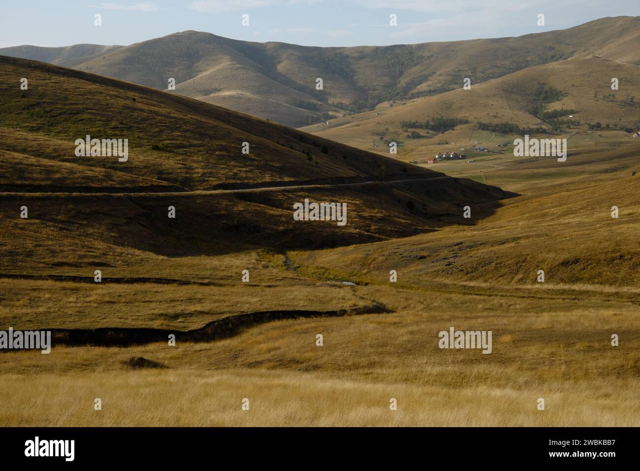 Paysage de montagne d'automne de Zlatibor, Serbie Banque D'Images