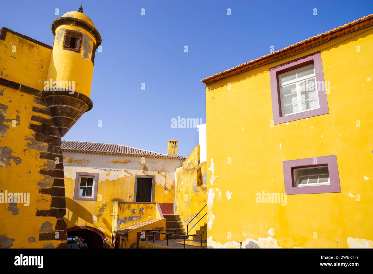 MADÈRE PORTUGAL Funchal MADEIRA Fortaleza de São Tiago James Fort Fort de São Tiago Funchal Madère Portugal UE Europe Banque D'Images
