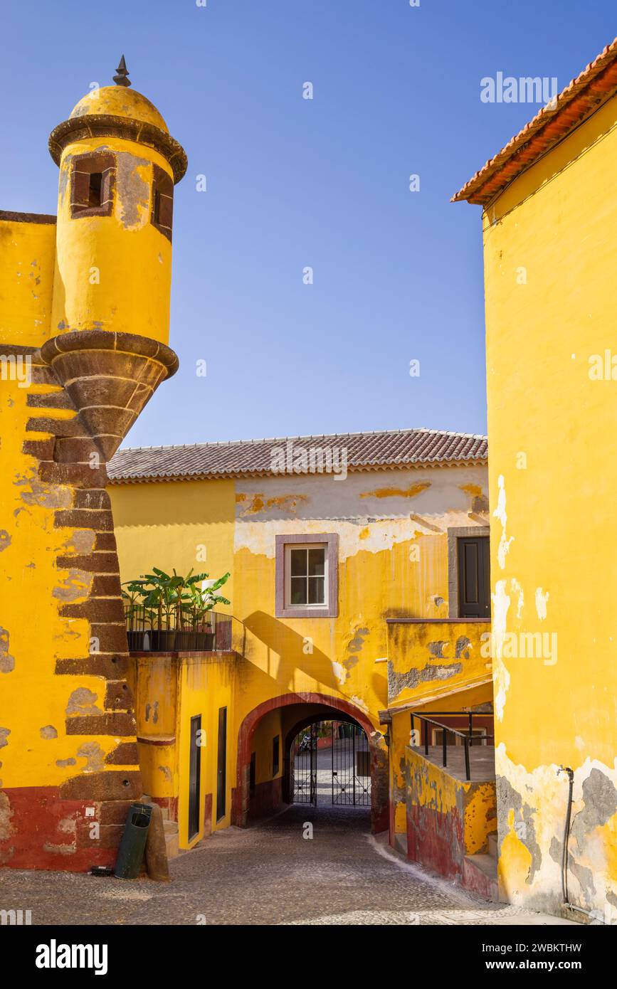 MADÈRE PORTUGAL MADÈRE Fortaleza de São Tiago St. James fort fort fort de São Tiago Funchal Madère Portugal UE Banque D'Images
