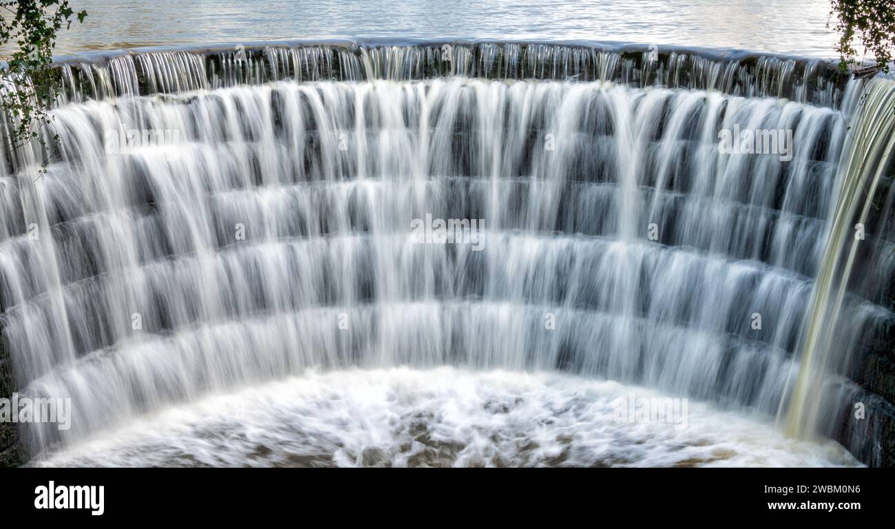 Images de bannière de fond - Smoky Waterfall Royaume-Uni Banque D'Images