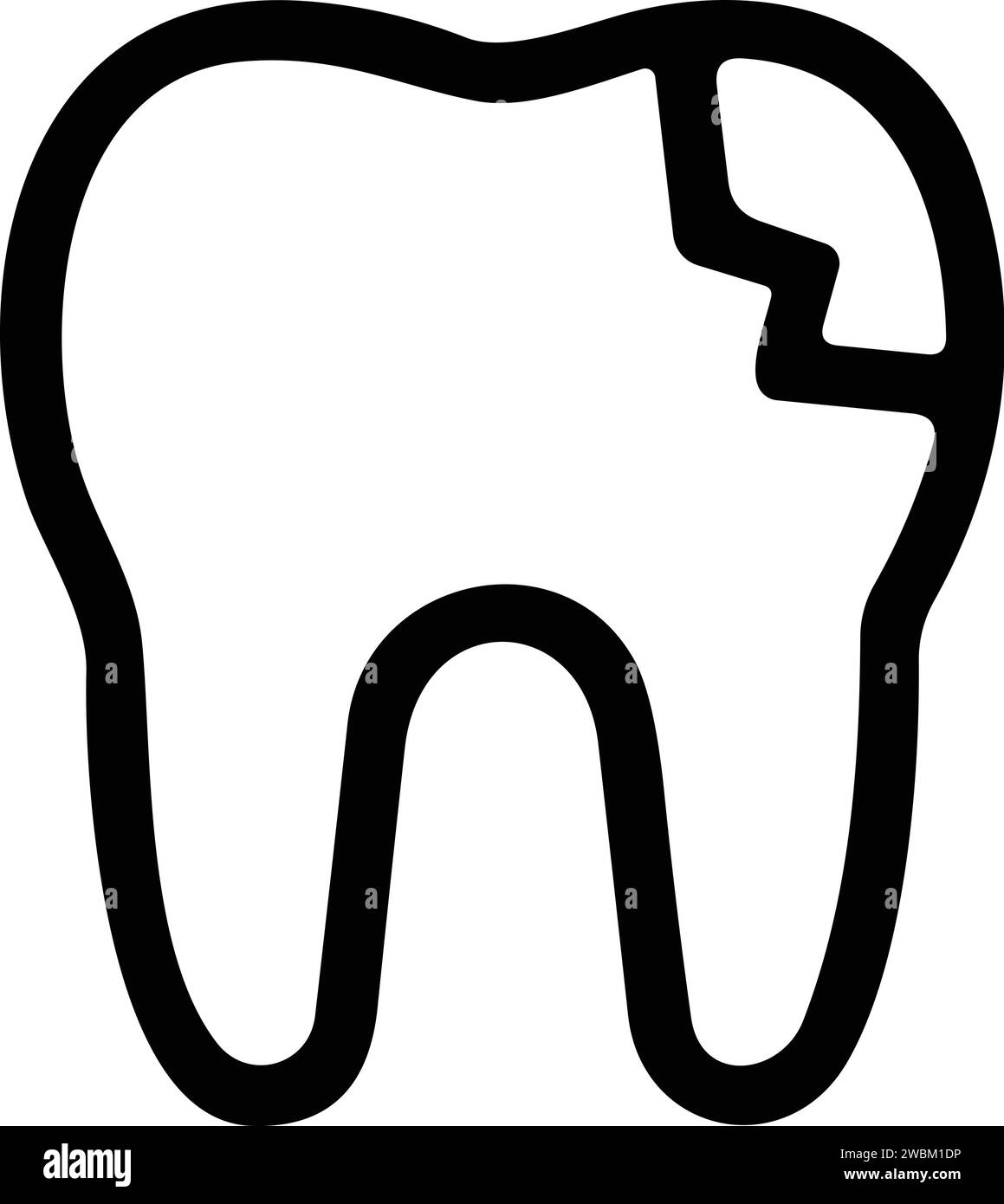 Icône dentaire. Dentiste, soins, maladie, blanchiment des dents, enlèvement, cassé, canal radiculaire, obturation dentaire et dents de sagesse. Illustration vectorielle Illustration de Vecteur