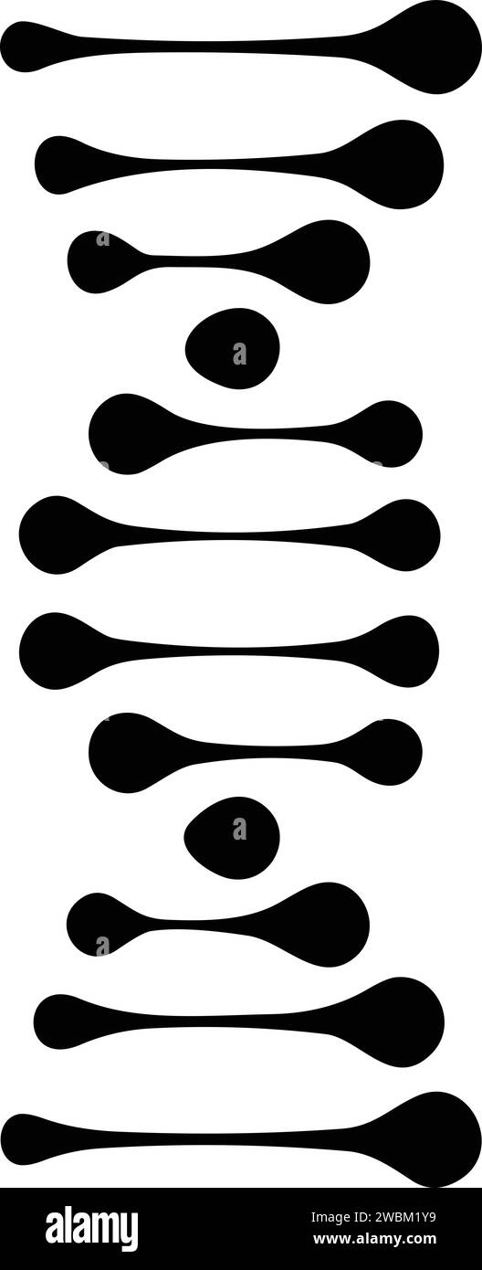 Icône ADN. Modèle de gène de vie bio code génétique molécule symbole médical. Molécule de structure, icône chromosomique. Pictogramme de vecteur ADN, signe génétique, élème Illustration de Vecteur