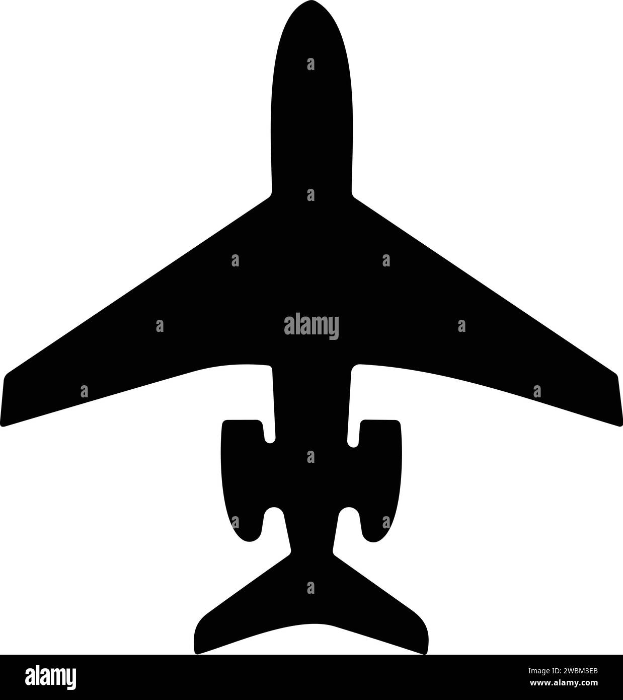 Icônes d'avion. Avions de style plat. avion à réaction. symbole de voyage en avion. Illustration de Vecteur