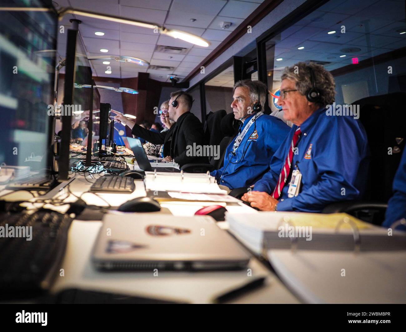 Le 2 juillet 2019, à partir du Hangar AE à la station aérienne de Cape Canaveral, l'équipe Orion a effectué un essai en vol réussi du système d'abandon de lancement pendant l'Ascent abandon-2 (AA-2), validant la sécurité de l'équipage dans une situation d'urgence simulée. Banque D'Images