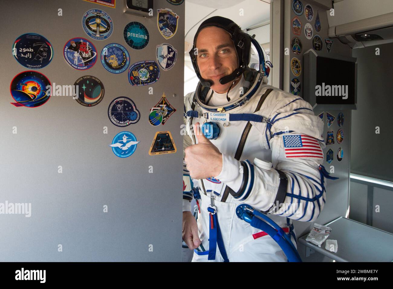 nasa astronaut and expedition 63 commander chris... Jsc2020e017113 - Expedition 63 Preflight - Expedition 63 Chris Cassidy ...