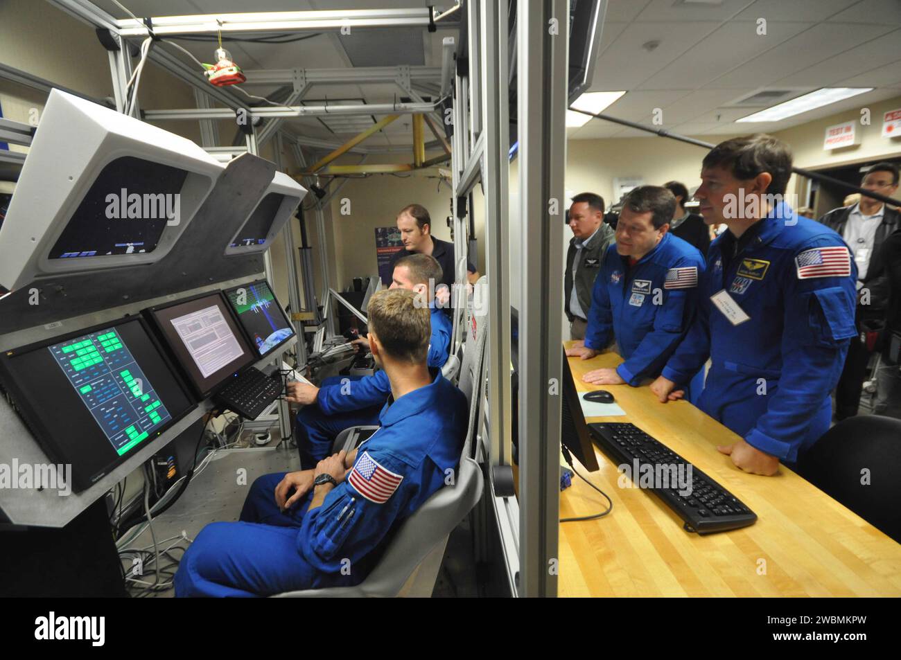 Lockheed Martin a organisé la journée Orion Media Day à son usine de Waterton à Littleton, Colorado, le 21 octobre 2011, offrant une vue publique de la sonde Orion. Banque D'Images